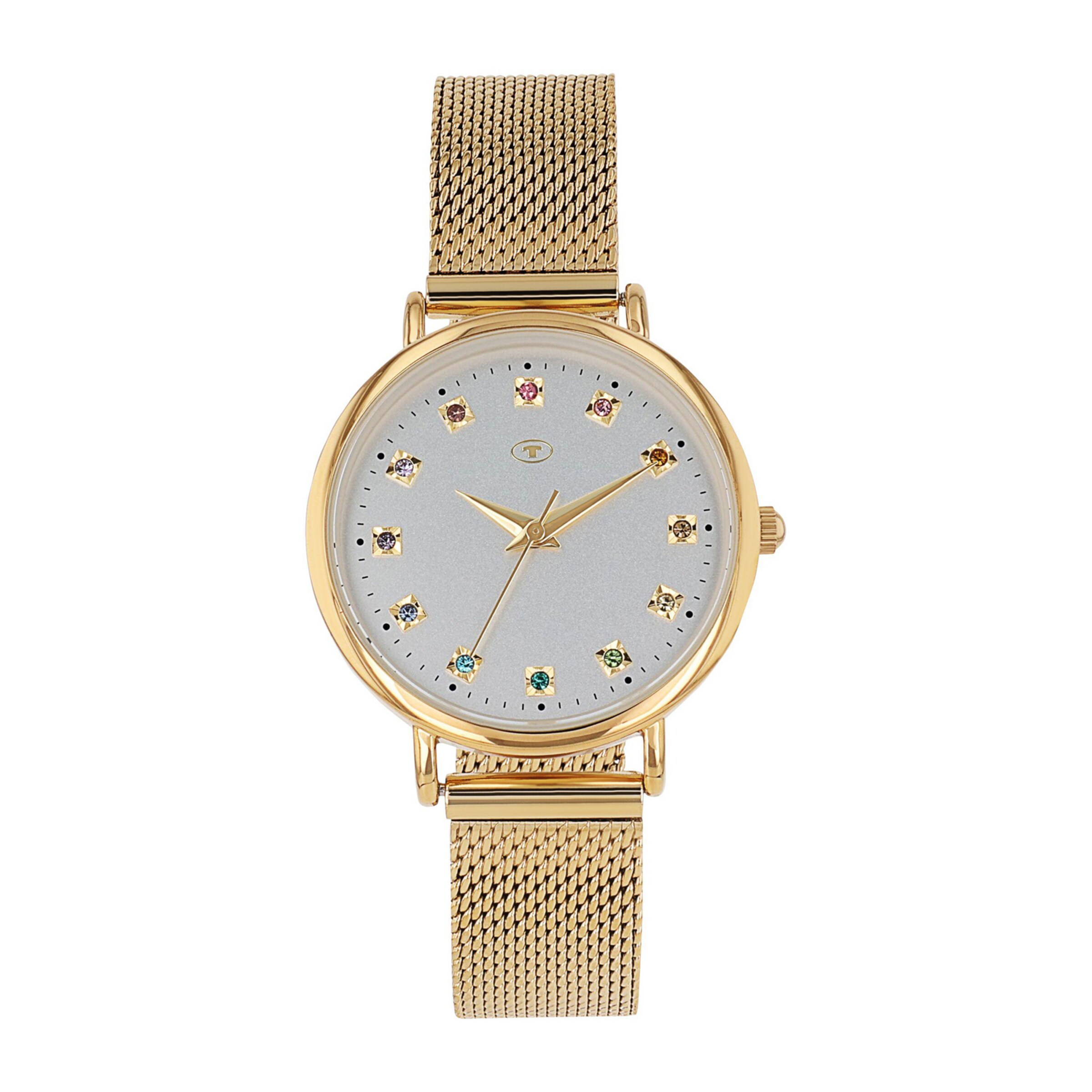 TOM TAILOR Uhr in Gold: Vorderseite