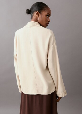 MANGO TEEN Between-Season Jacket 'Feli' in Beige