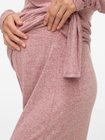 MAMALICIOUS Wide Leg Bukser i rød