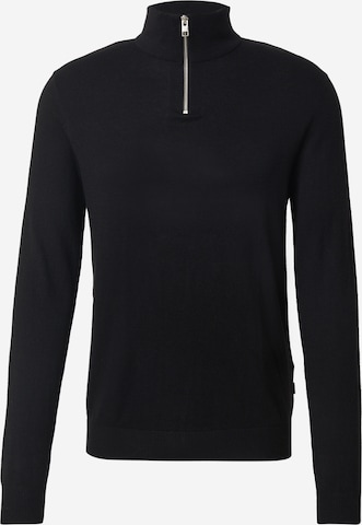 JACK & JONES Свитер 'JJEEmil' в Черный: спереди