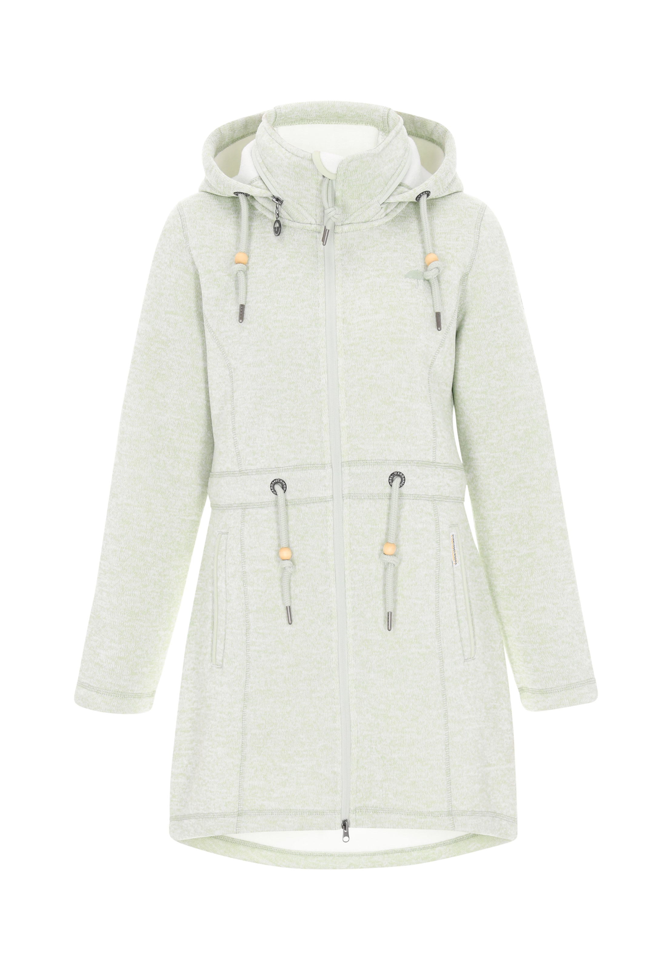 Schmuddelwedda Fleecejacka i grön: framsida