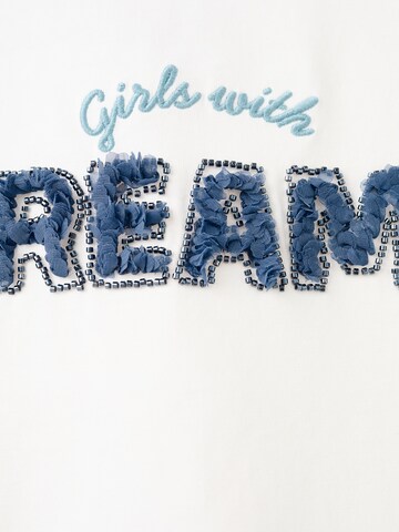 T-Shirt 'DREAMS' MANGO KIDS en blanc