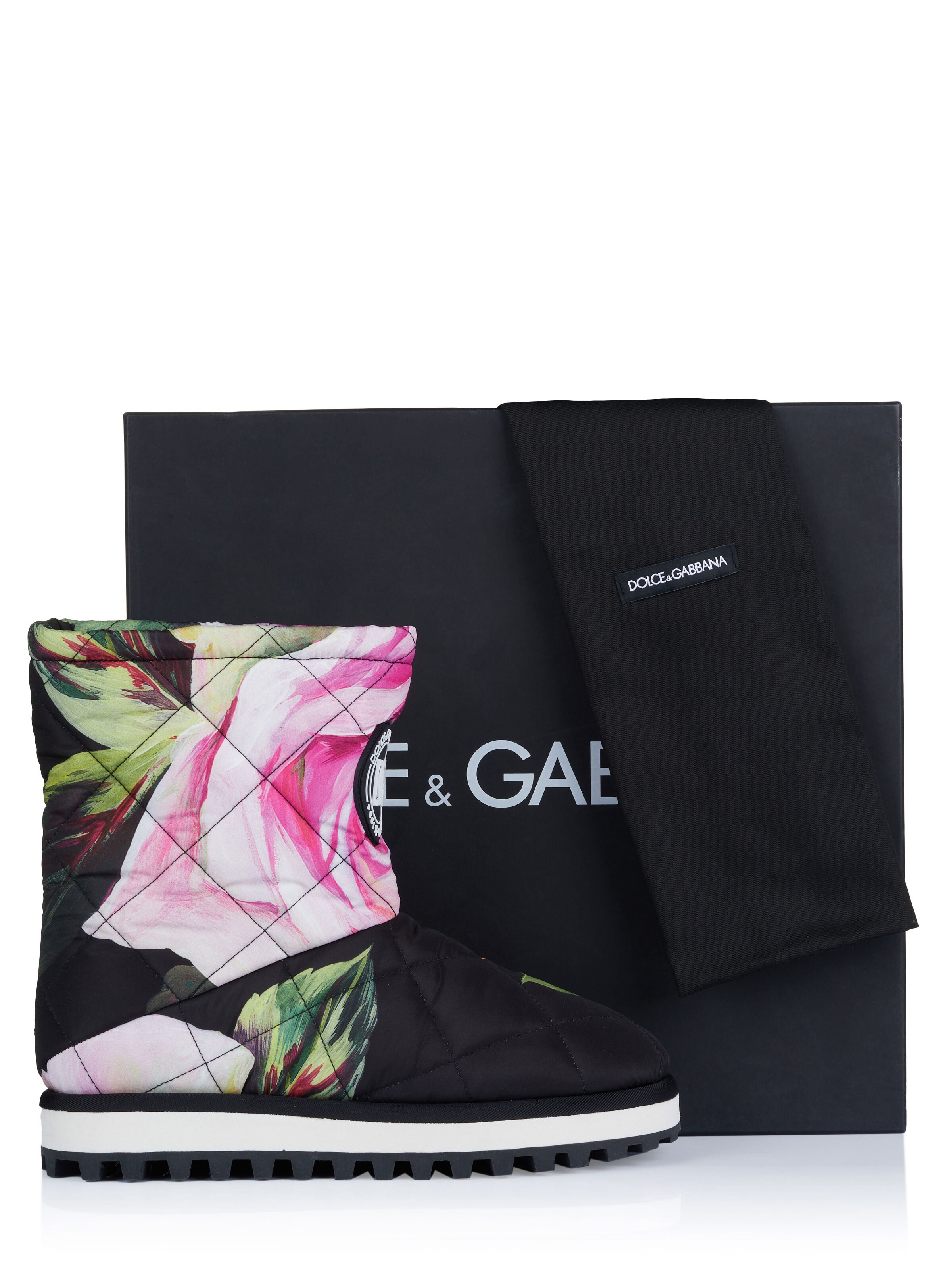 DOLCE & GABBANA Snowboots 'Dolce & Gabbana Stiefel' in Zwart