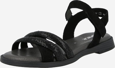 Basutės su dirželiais iš GABOR, spalva – juoda, Prekių apžvalga