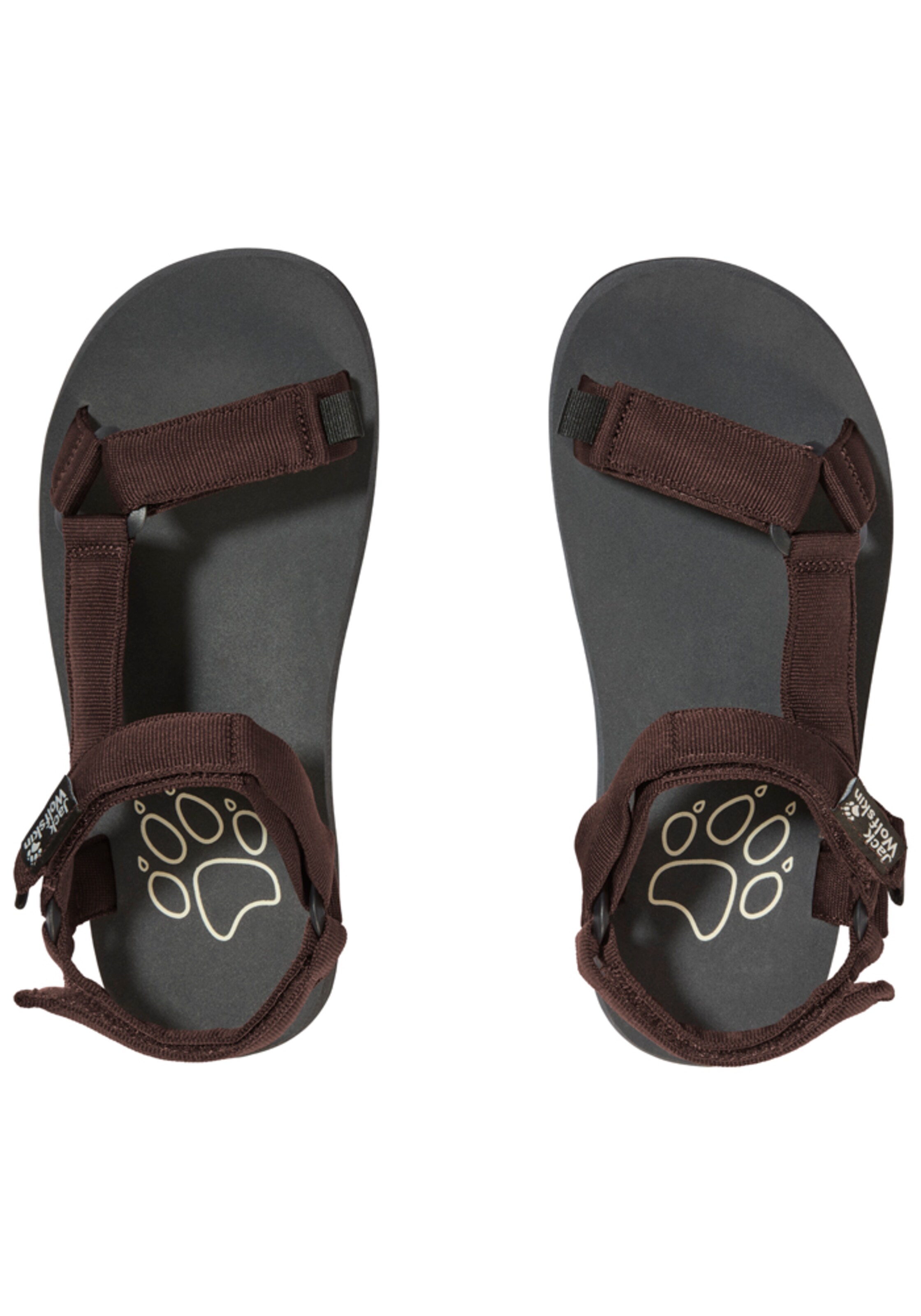JACK WOLFSKIN T-Bar Sandals in Brown