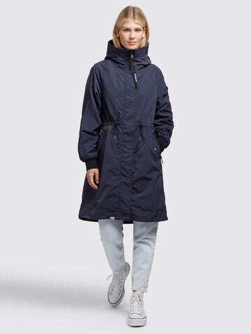 khujo Between-Seasons Coat 'Silica' in Blue