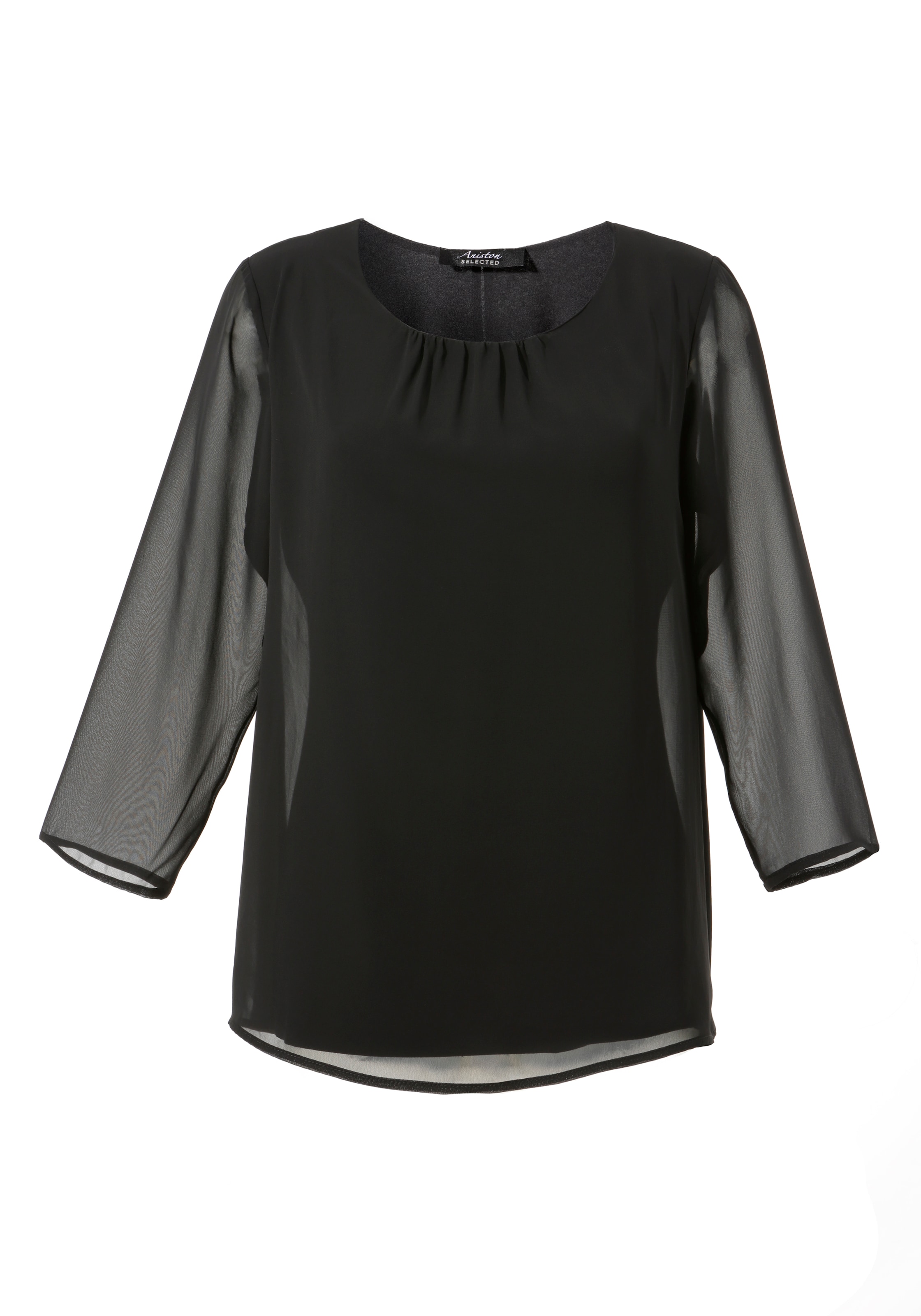 Aniston SELECTED Bluse in Schwarz: Vorderseite