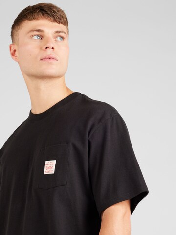 LEVI'S ® Shirt 'SS Workwear Tee' in Zwart