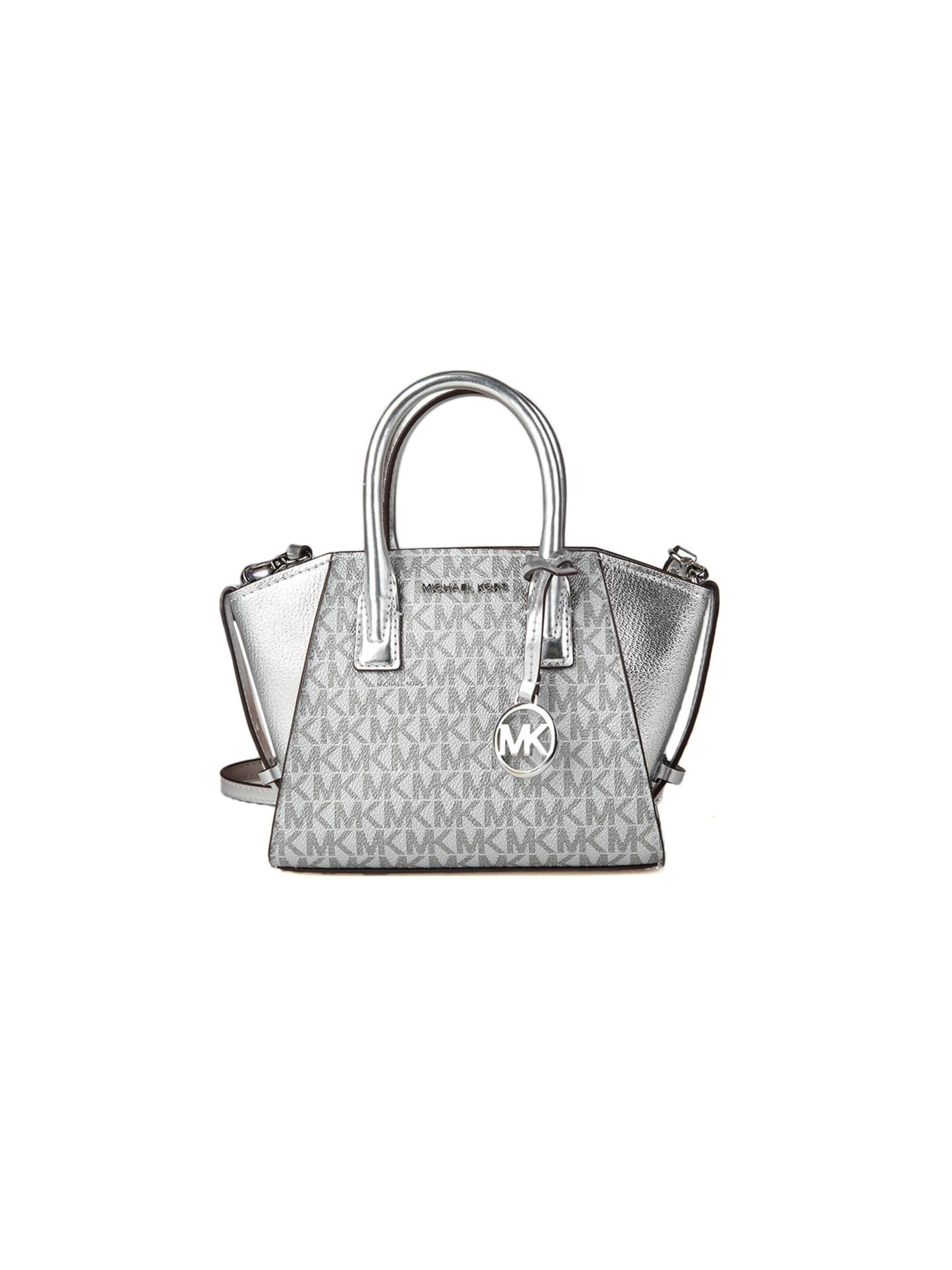 Michael Kors Handtasche 'Avril'‌‌‌ in Silber: Vorderseite