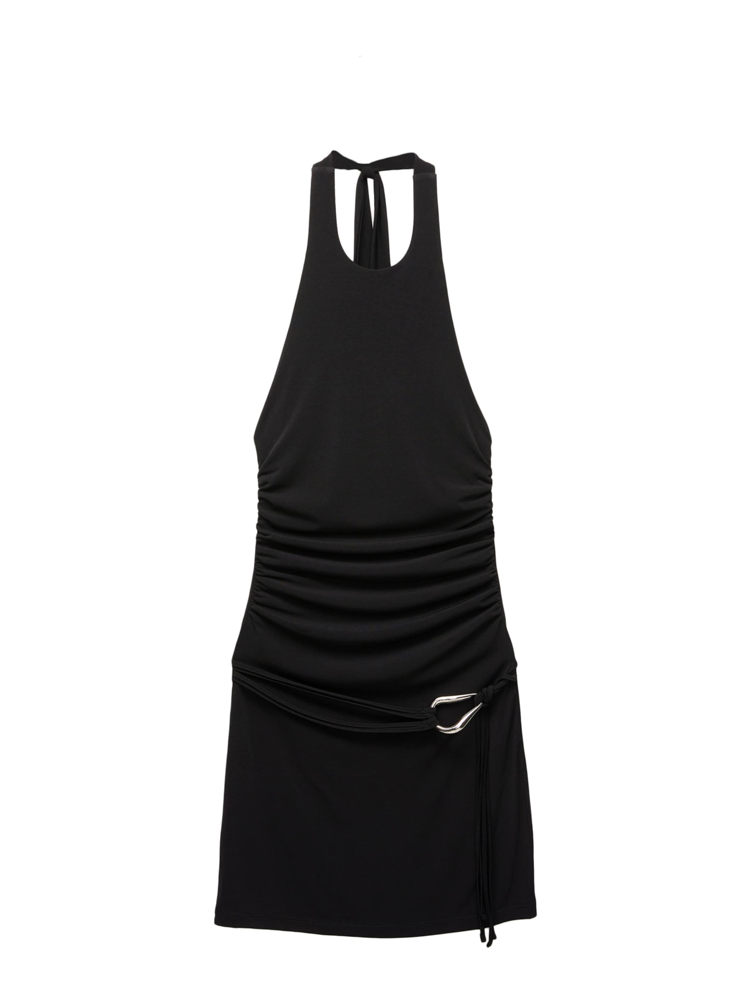 Rochie de la Pull&Bear pe negru: față