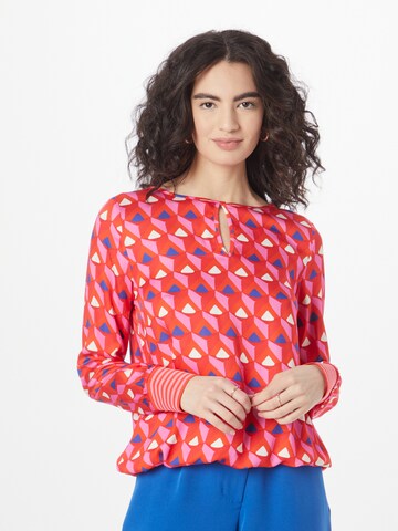 Emily Van Den Bergh Blouse in Rood: voorkant