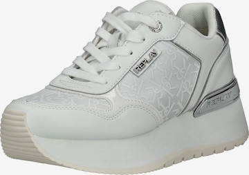 REPLAY Platform trainers in White: front
