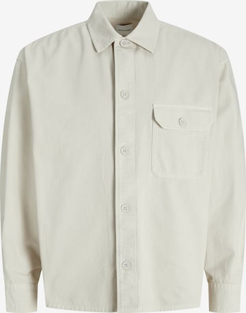 Chemise 'JJEDover' JACK & JONES en beige : devant