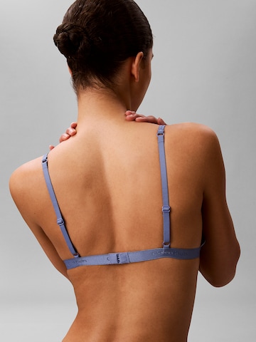 Triangle Soutien-gorge Calvin Klein en bleu