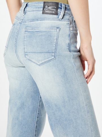 DENHAM Wide leg Jeans 'BARDOT' in Blauw