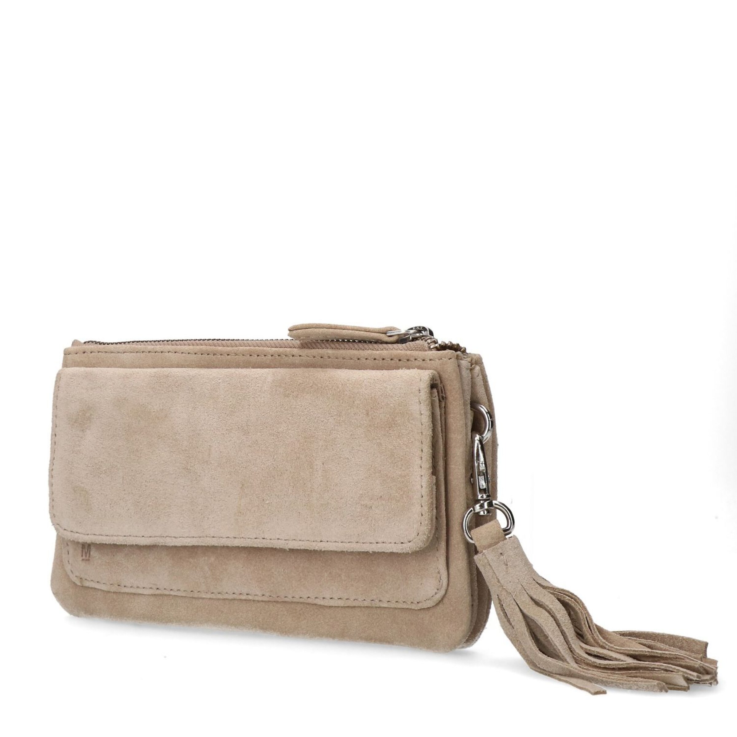 MANFIELD Clutch in Beige