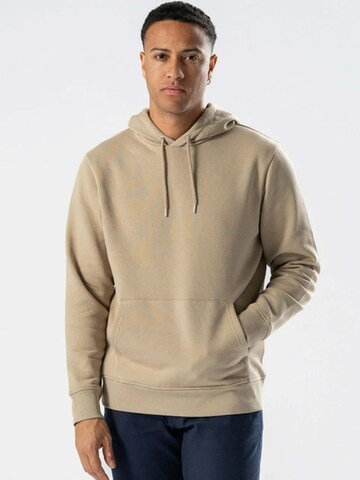 TEESHOPPEN Sweater ' Sweatshirt Hoodie ' in Beige: front