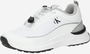 balta Calvin Klein Jeans Sportbačiai: priekis