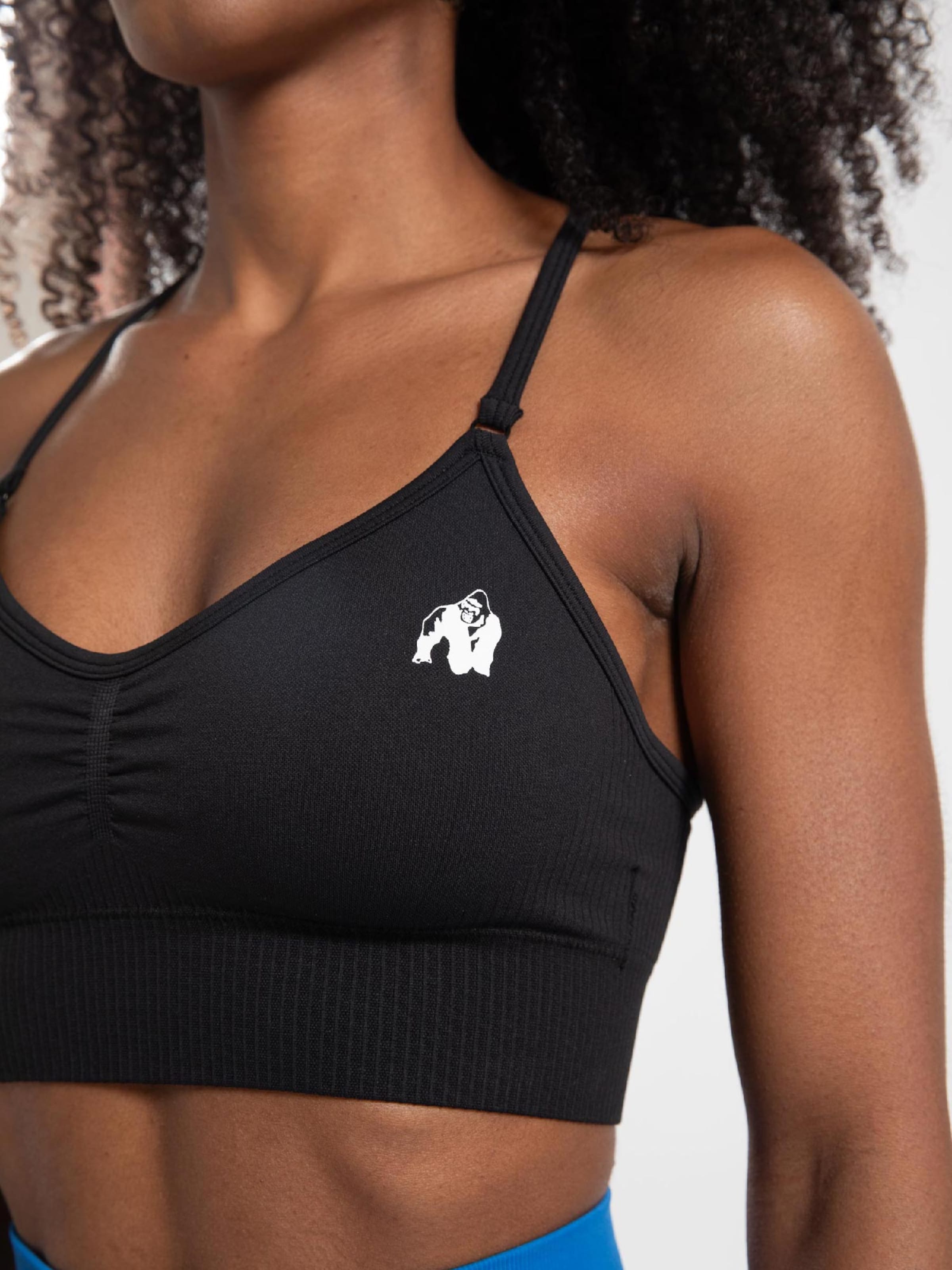 Bustino Reggiseno sportivo 'Olivia' di Gorilla Wear in nero