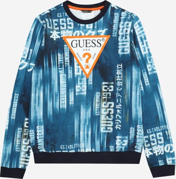 Felpa di GUESS in blu: frontale