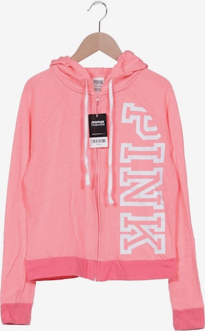 Victoria's Secret Sweatshirt & Zip-Up Hoodie in S in Pink: front