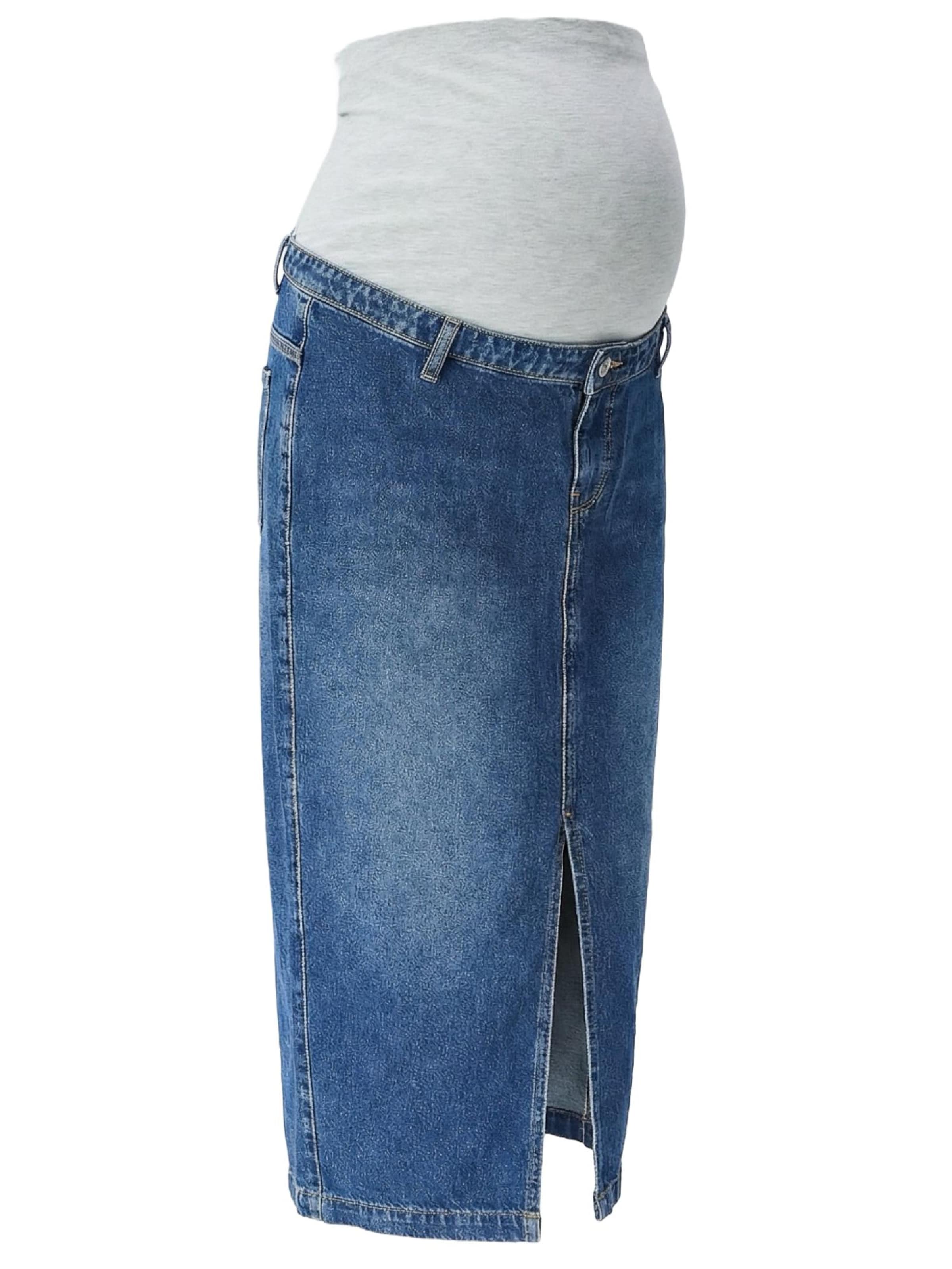 LYN MAMA Rok in Blauw: voorkant