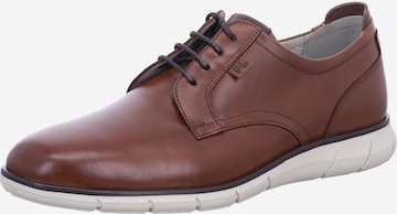 Pius Gabor Lace-Up Shoes in Brown: front