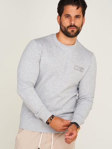 JACK JONES Sweatshirt 'JJCOPOPS' in Grey