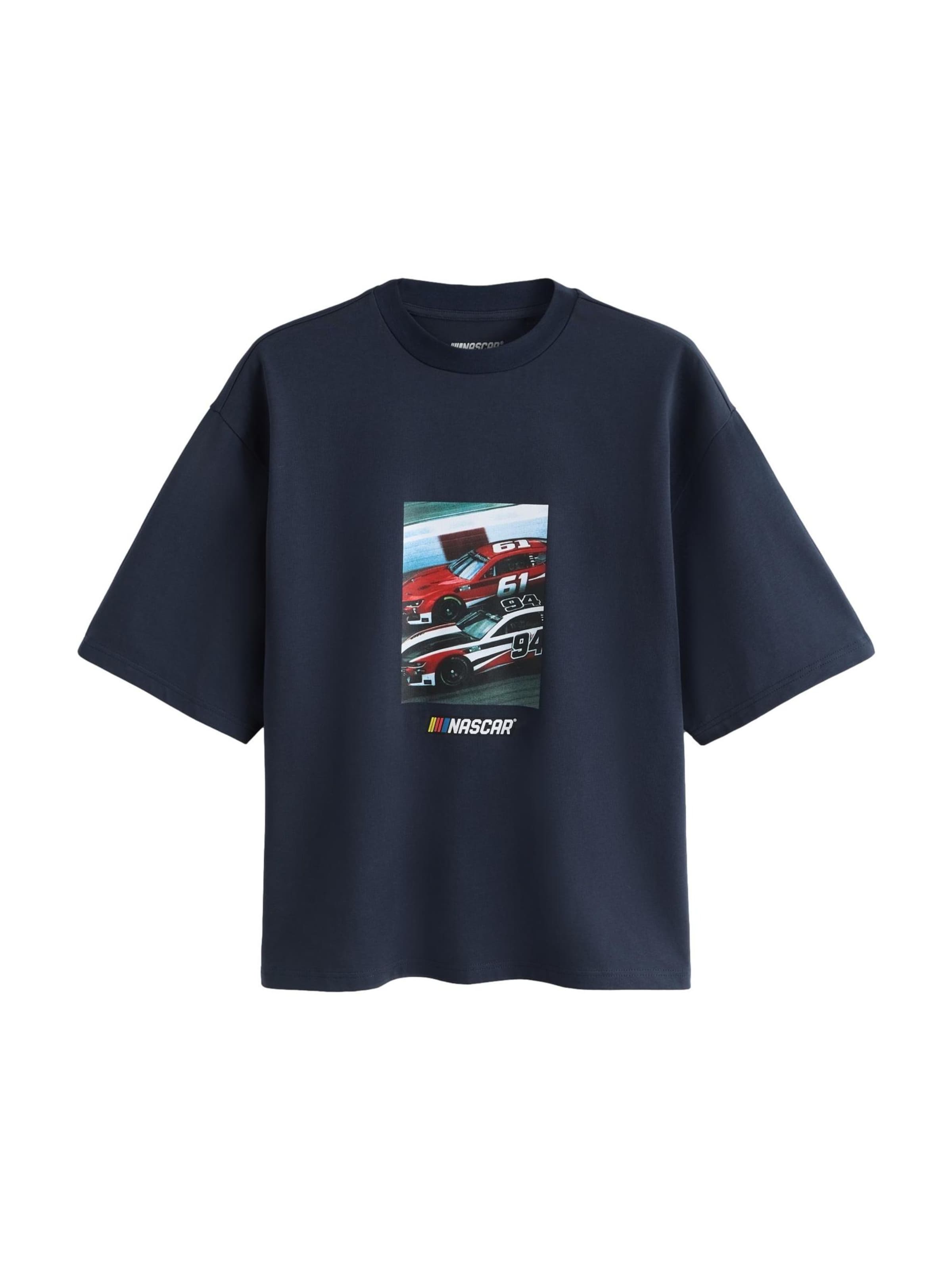 Next Shirt 'Nascar Licence' in XS in Navy / Jade / Cherry red / White, Item view