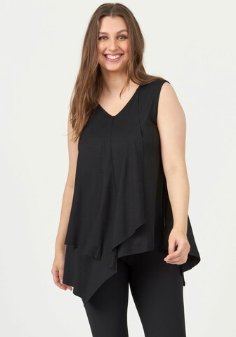 Pont Neuf Top 'Dolly' in Black: front