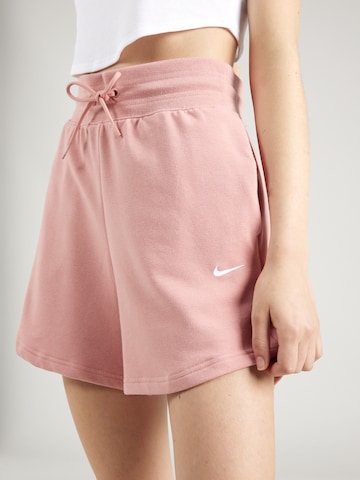 Regular Pantaloni sport de la NIKE pe roz