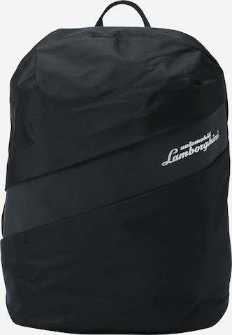 Automobili Lamborghini Backpack 'GALLERIA' in Black: front