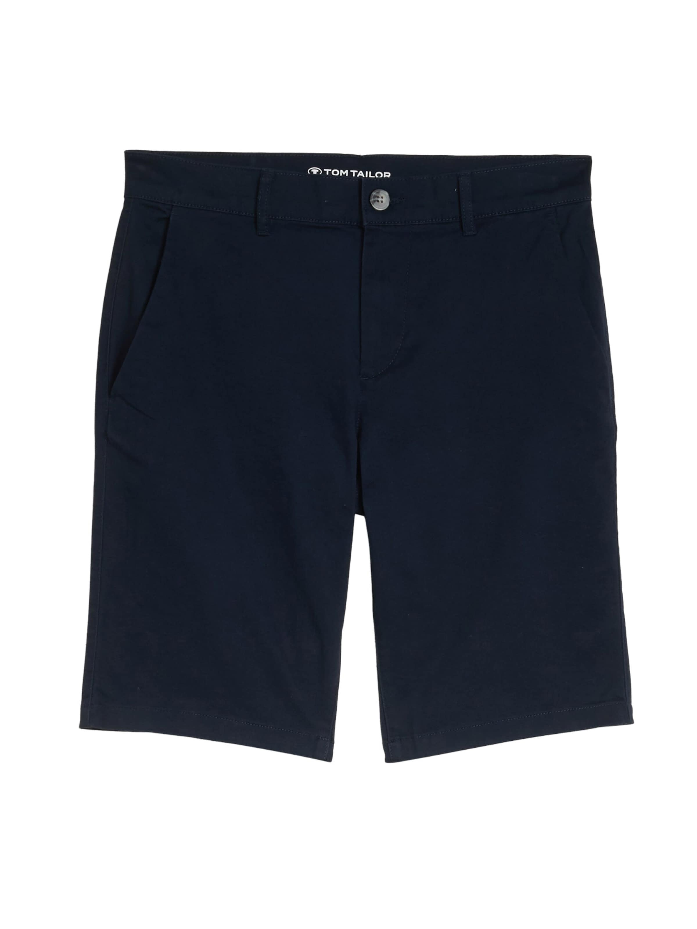 TOM TAILORregular Chino hlače - plava boja: prednji dio