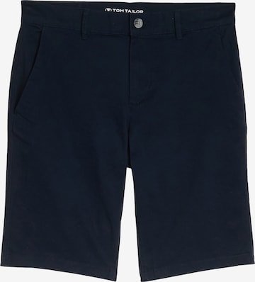 TOM TAILORregular Chino hlače - plava boja: prednji dio