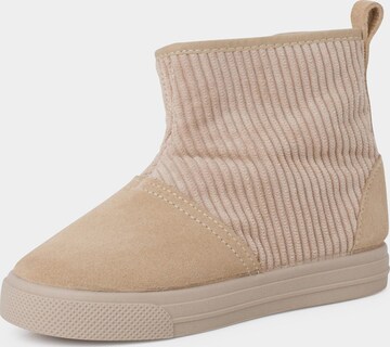 Pisamonas Laarzen in Beige: voorkant