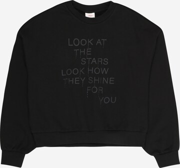 Sweat-shirt s.Oliver en noir : devant