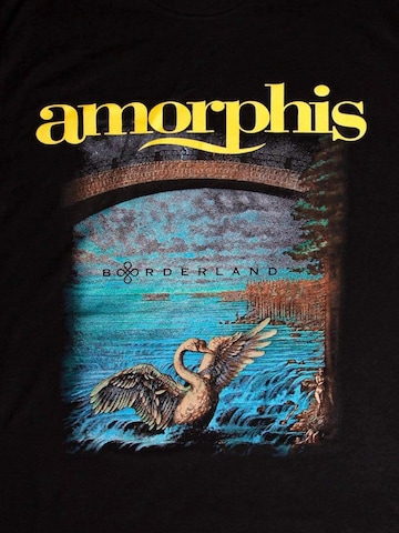 Amorphis Shirt 'Amorphis Borderland T-Shirt' in Black
