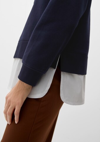 Sweat-shirt s.Oliver en bleu