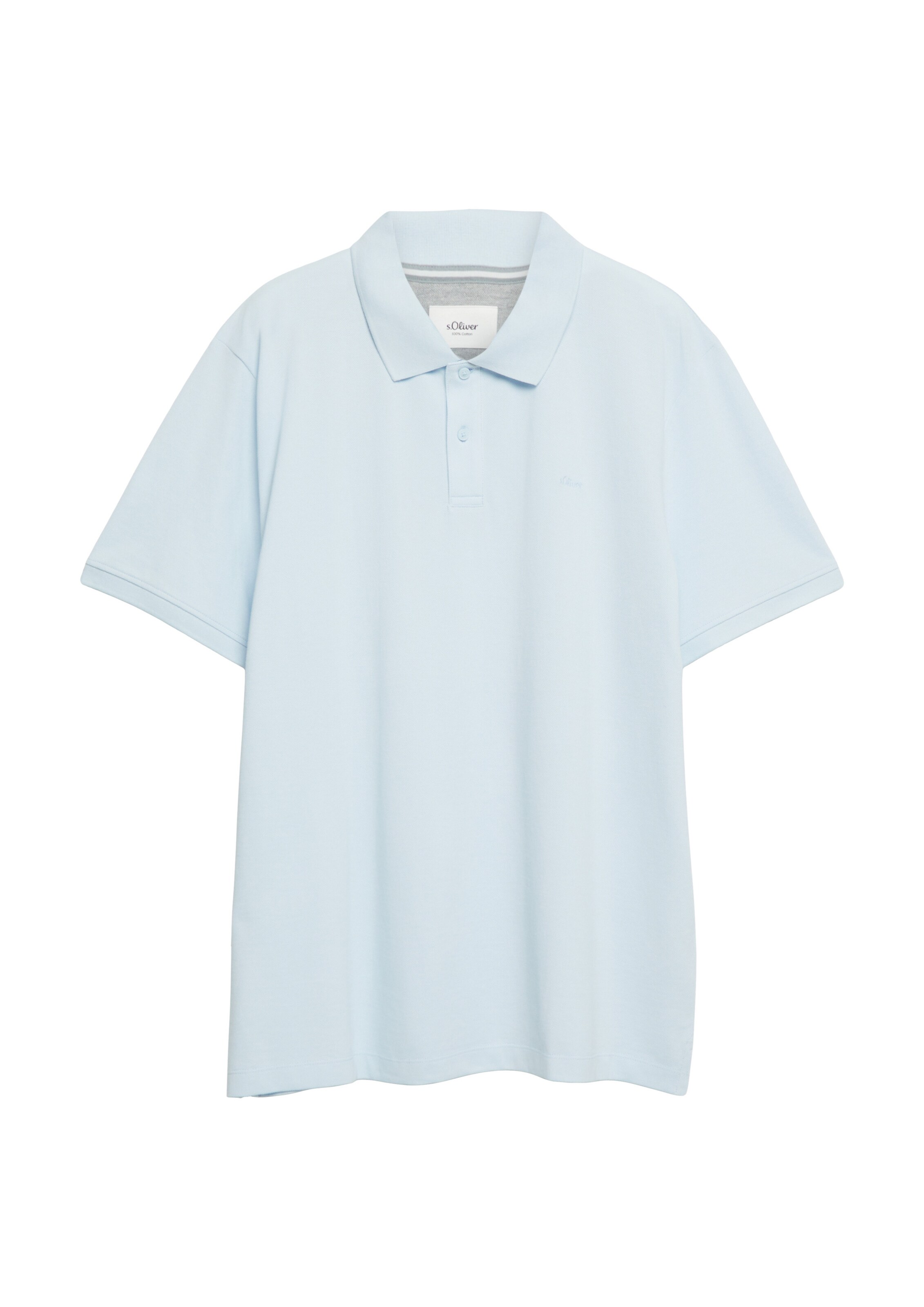 s.Oliver Red Label Big & Tall Shirt in Blauw: voorkant