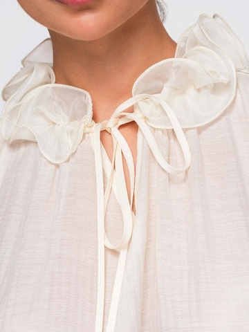 Ombre Bluse i beige