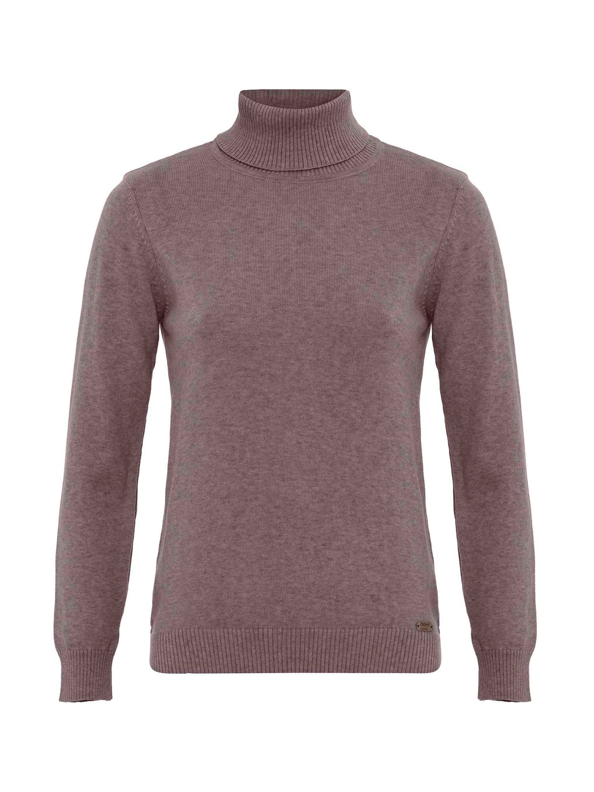 Moxx Paris Trui in Bruin: voorkant