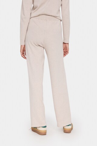 SAINT TROPEZ Regular Broek 'Mila' in Beige
