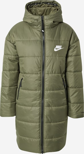 Nike Sportswear Winter Parka in Olive / White, Item view