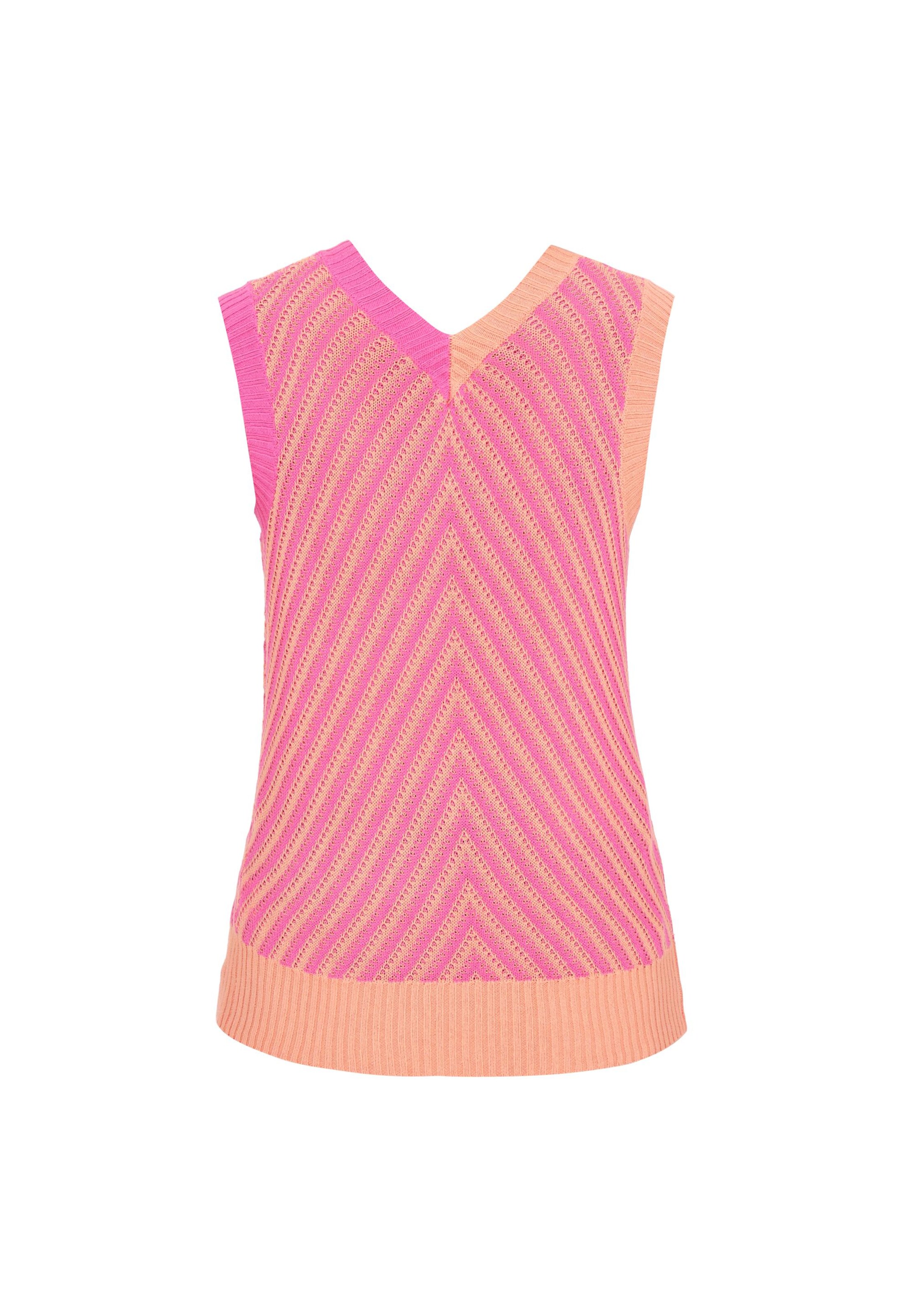 MIMO Knitted vest in Pink