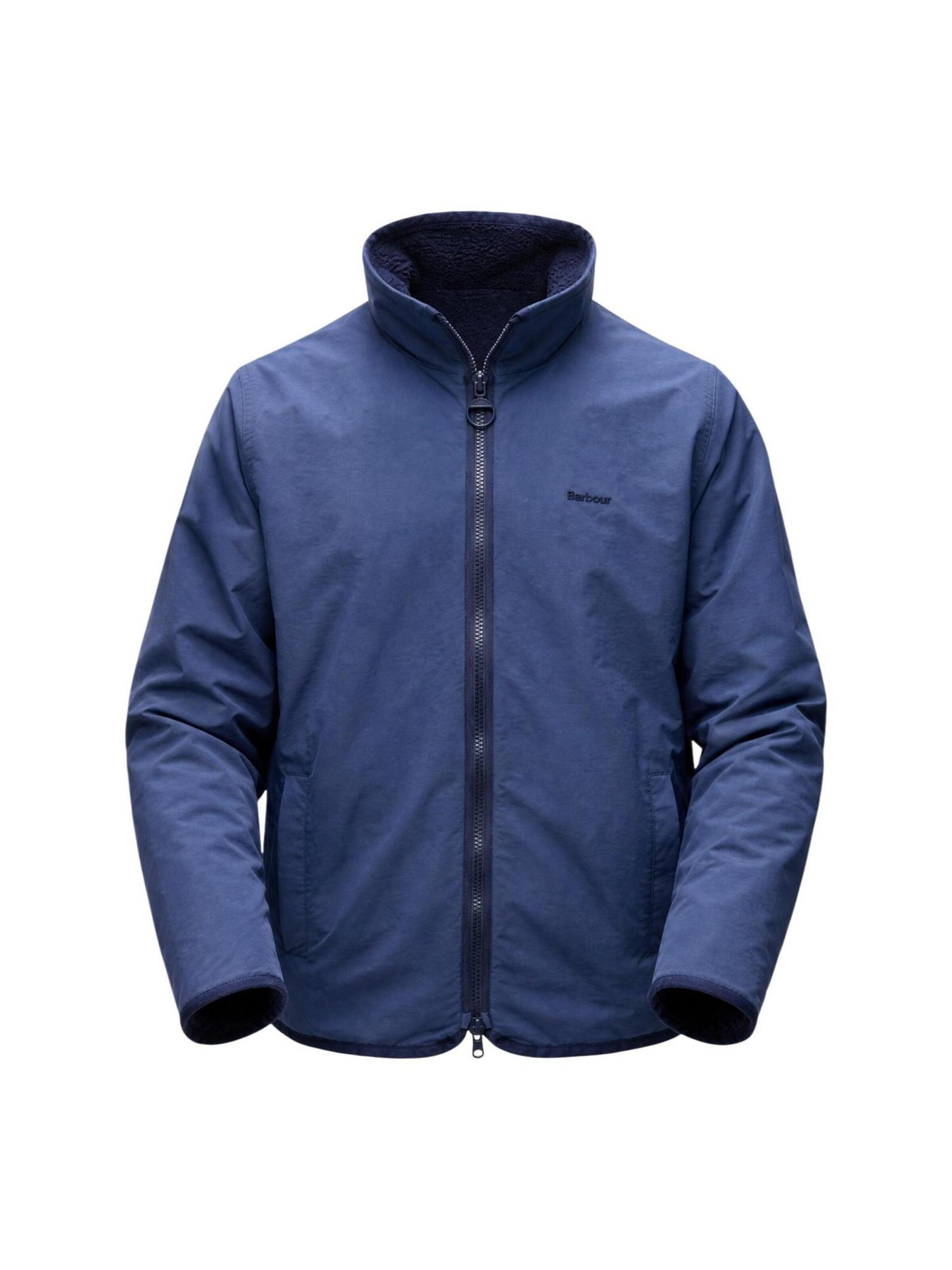 Barbour Between-season jacket 'REVERSIBLE FLEECE JACKET 262MMFL0195' in Blue: front