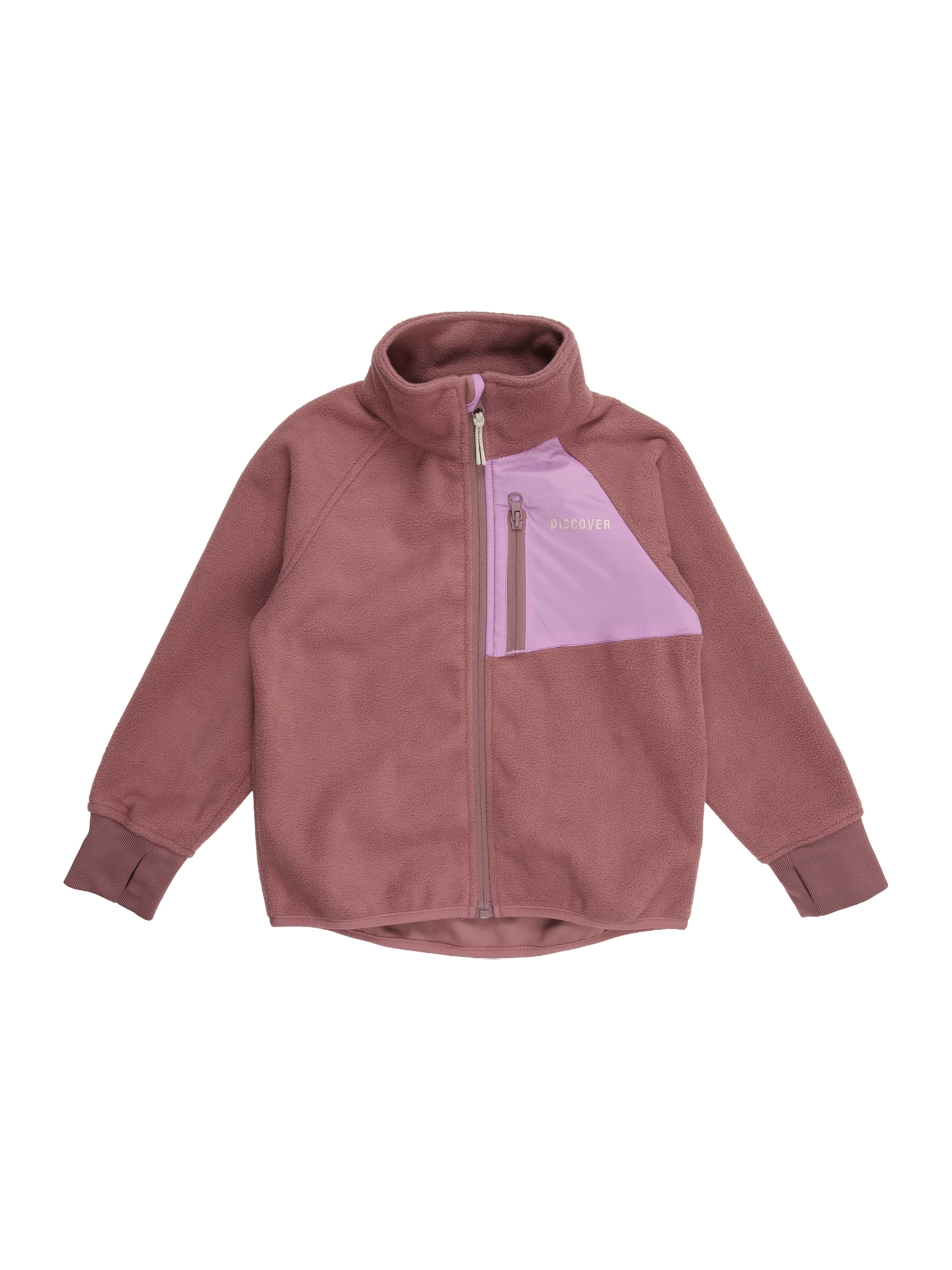 Giacca di pile 'NMNMove03' di NAME IT in lilla: frontale