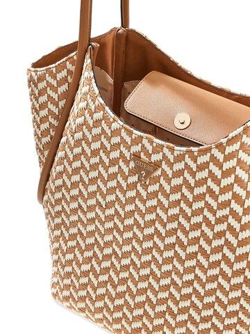 GUESS Schultertasche 'TESSI'‌‌‌ in Braun