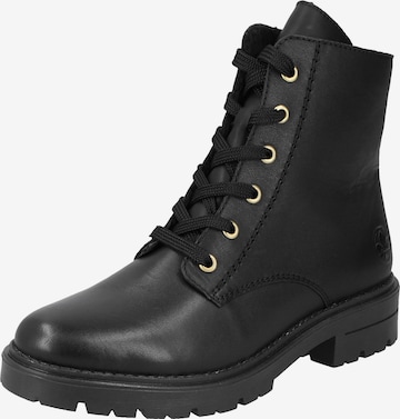 Rieker Lace-Up Ankle Boots 'Z2841' in Black: front