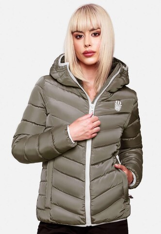 NAVAHOO Between-Season Jacket 'Elva' in Grey: front