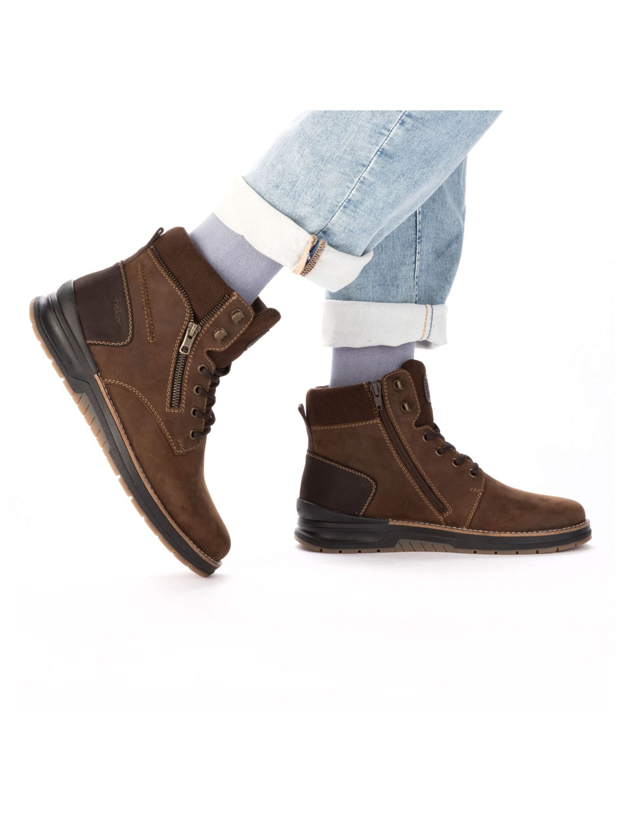 Rieker - Bota em castanho: frente